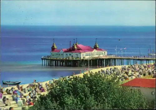 Ansichtskarte Ahlbeck (Usedom) Seebrücke 1967