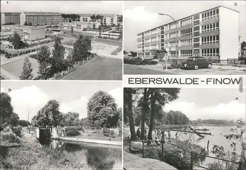Finow-Eberswalde Finow Ost, Hans-Beimler-Oberschule, Heegermühler Schleuse 1983
