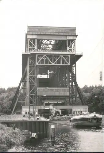 Ansichtskarte Niederfinow Schiffshebewerk 1983