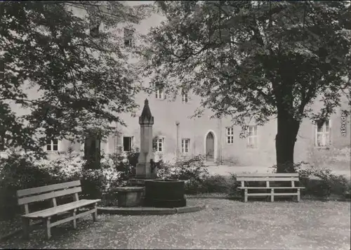 Ansichtskarte Lutherstadt Wittenberg Hof der Lutherhalle 1967