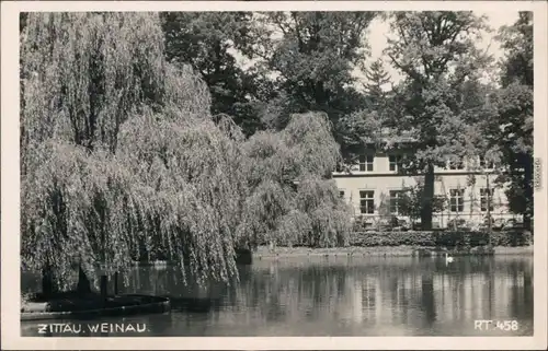 Ansichtskarte Zittau Weinaupark 1930