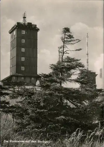 Ansichtskarte Ansichtskarte Ilsenburg (Harz) Wetterwarte (Brocken) 1959