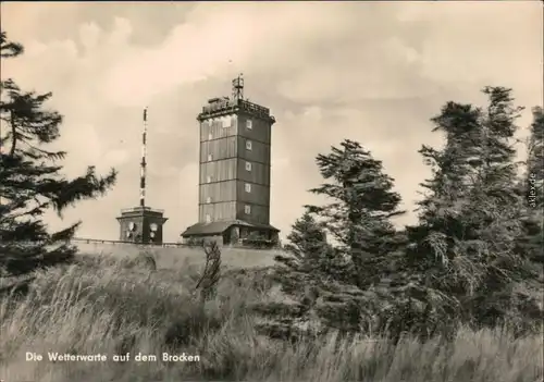 Ansichtskarte Ilsenburg (Harz) Wetterwarte (Brocken) 1967