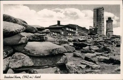 Ilsenburg (Harz) Hexenaltar und Teufelskanzel und Wetterwarte (Brocken) 1980