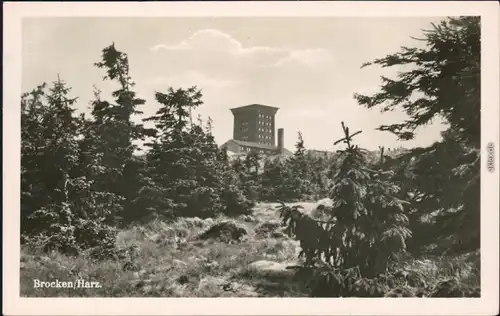 Ansichtskarte Ilsenburg (Harz) Wetterwarte (Brocken) 1953