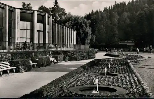 Ansichtskarte Bad Elster Wandelhalle 1956