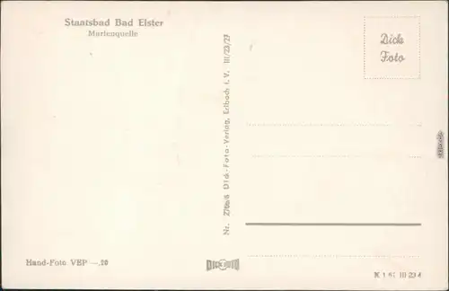 Ansichtskarte Bad Elster Marien- Albert und Königsquelle 3 1961