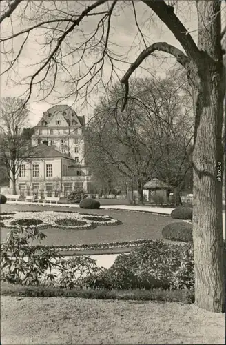 Ansichtskarte Bad Elster Blick zum Karl Marx Hof 1956