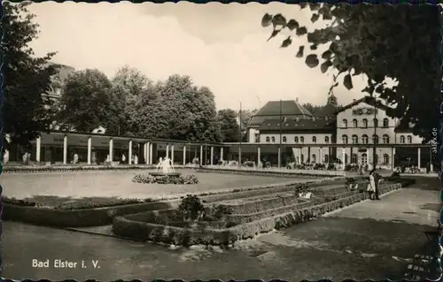 Ansichtskarte Bad Elster Altes Badehaus 1957