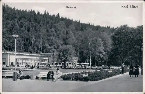 Ansichtskarte Bad Elster Badeplatz 1952