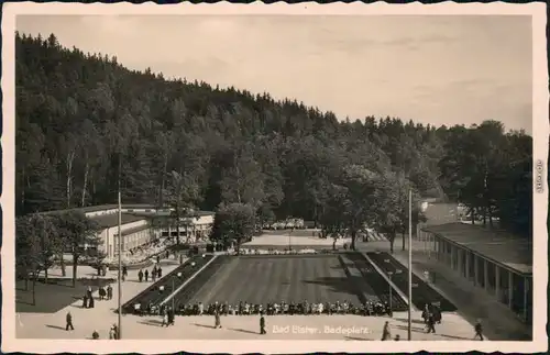 Ansichtskarte Bad Elster Badeplatz 1932