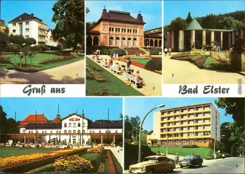 Bad Elster Haus Parsifal Kurhaus Moritzquelle Klinik-Sanatorium g1974