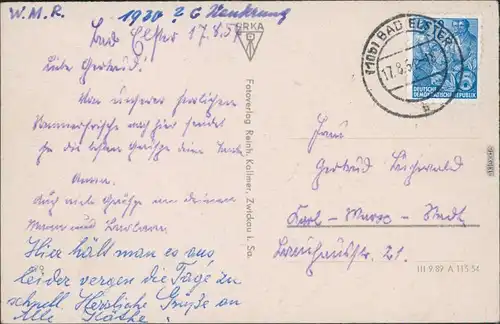 Ansichtskarte Ansichtskarte Bad Elster Kath. Kirche 1954