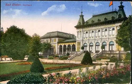 Ansichtskarte Bad Elster Kurhaus 1914