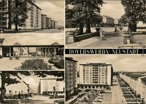 Hoyerswerda Wojerecy Magistrale, Kaufhof, Bert-Brecht-Straße 1969