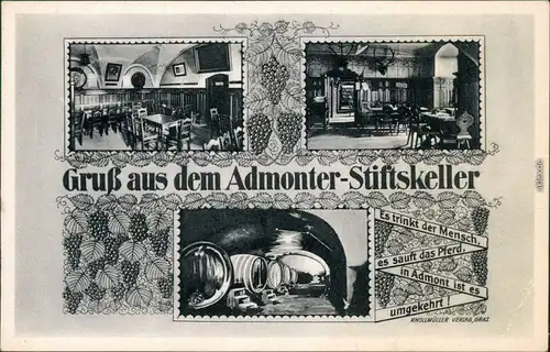 Ansichtskarte Ansichtskarte Admont Admonter-Stiftskeller Steiermark 1932