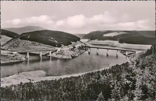 Ansichtskarte Ansichtskarte Oker-Goslar Okertalsperre 1963