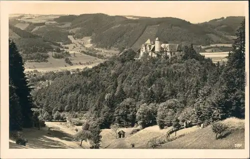 Ansichtskarte Ansichtskarte Leutenberg Friedensburg 1954