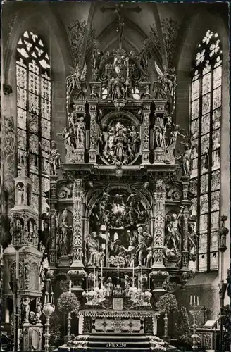 Ansichtskarte Überlingen St. Nikolaus Münster - Hochaltar 1959