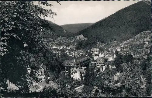 Ansichtskarte Bad Wildbad Panorama-Ansicht 1955