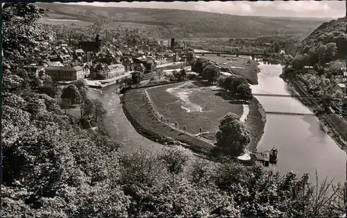 Hannoversch Münden Hann. Münden Zusammenfluß von Werra und Fulda 1965