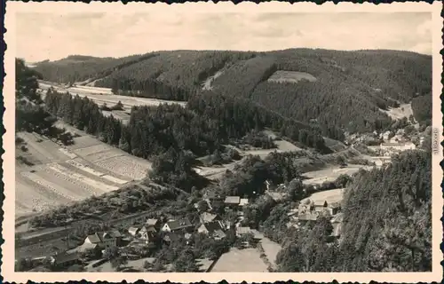 Ansichtskarte Mellenbach-Glasbach Panorama-Ansicht 1964