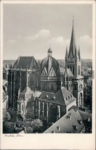 Ansichtskarte Aachen Aachener Dom 1952