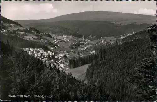 Ansichtskarte Warmensteinach Panorama-Ansicht 1967