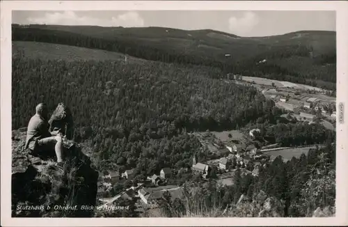 Stutzhaus-Luisenthal (Thüringen) Arlesnest mit Blick auf den Ort 1932