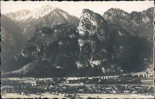 Ansichtskarte Oberammergau Panorama-Ansicht 1976