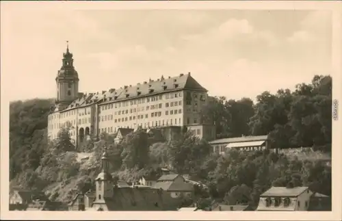 Ansichtskarte Rudolstadt Schloss Heidecksburg 1956