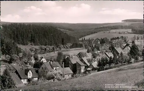 Ansichtskarte Altenau, Bergstadt Panoramablick auf das Bruchberggebiet 1957