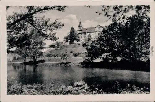 Ansichtskarte Schmalkalden Schloß Wilhelmsburg 1954