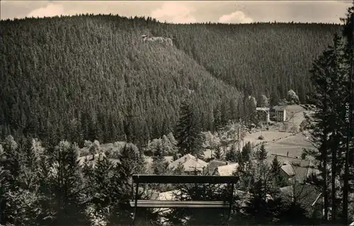 Ansichtskarte Finsterbergen-Friedrichroda Panorama-Ansicht 1964