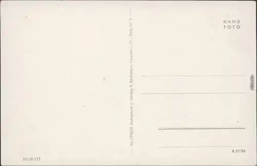 Finsterbergen-Friedrichroda Blick in  großen Finsterberg - Winterszene 1954