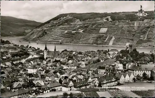 Ansichtskarte Bingerbrück-Bingen am Rhein Panorama-Ansicht 1968