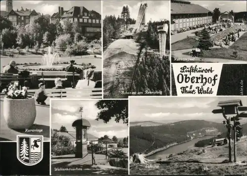 Oberhof (Thüringen) Kuranlage, Schanze am Rennsteig,  1970