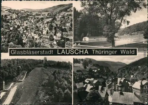 Ansichtskarte Lauscha Panorama-Ansichten 1970