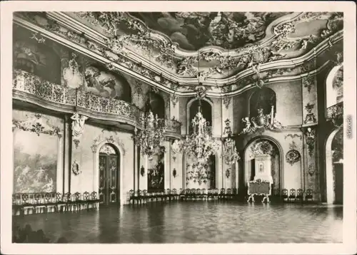 Ansichtskarte Rudolstadt Großer Festsaal 1953