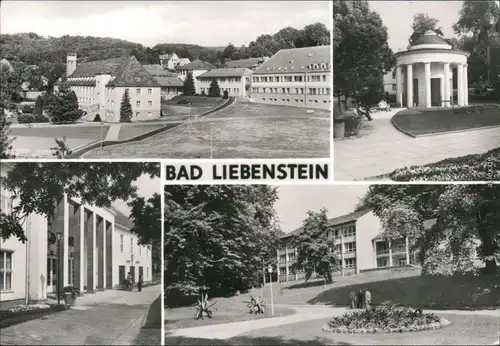 Bad Liebenstein Heinrich-Mann-Sanatorium, Badehaus, Brunnentempel 1988