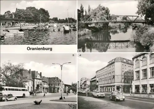 Oranienburg Gaststätte am Lehnitzsee, Luise-Henrietten-Steg, Bahnhof,  1980