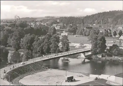 Ansichtskarte Colditz Brücke 1982