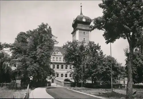 Ansichtskarte Delitzsch Schloss, jetzt Kreismuseum und Kreisgericht 1985