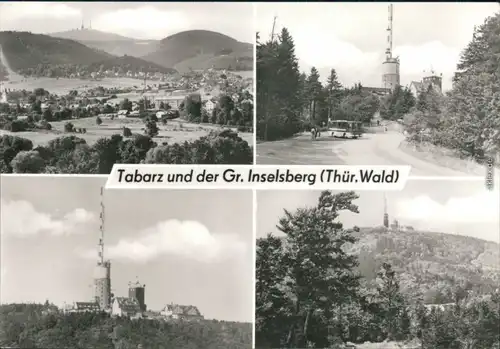 Ansichtskarte Brotterode Großer Inselberg 1980