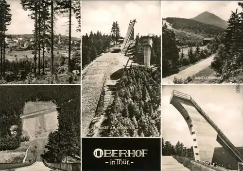 Oberhof (Thüringen) Überblick, Schanze am Rennsteig, Kanzlersgrund 1971