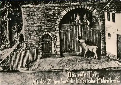 Stadtroda Rotes Tor - Als der Ziegenbock die historische Möhre frass 1976