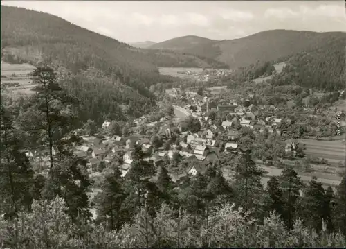 Ansichtskarte Sitzendorf Panorama-Ansicht 1975