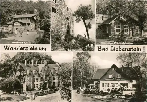 Bad Liebenstein Waldhaus  Schloß Altenstein, Waldgaststätte Hubertushof 1970