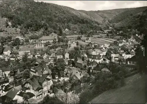 Ansichtskarte Schwarzburg Panorama-Ansicht 1973