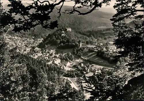 Ansichtskarte Schwarzburg Panorama-Ansicht 1975